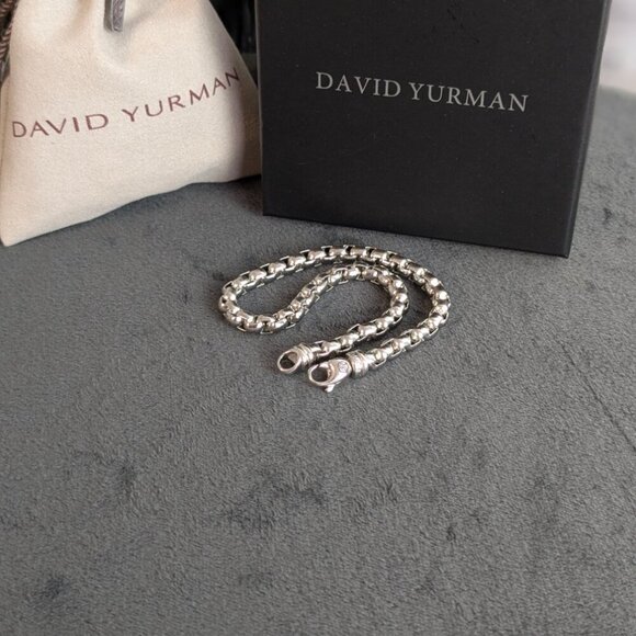 David Yurman Other - david yurman 5mm box link bracelet 9"  (ref#3)